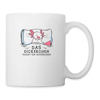 Fat takes a nap Axolotl - Mug - white - Right