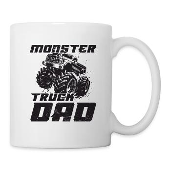 Monster Truck Dad Father's Day Dad Monster Trucks - Mug - white - Right