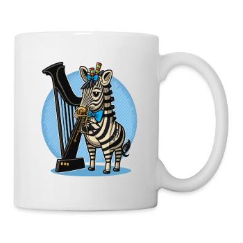 Geparden-Trompeter - Tasse - Weiß - Rechts