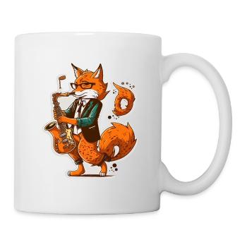 Jazzy Fox - Mug - white - Right