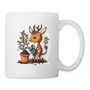 Green-Thumb Deer - Mug - white - Right
