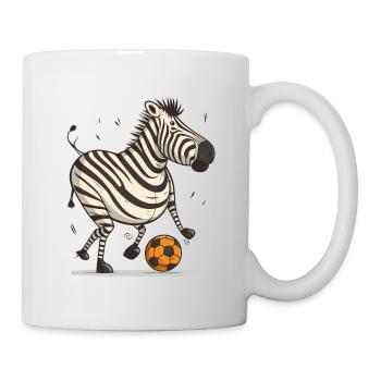 Zebra Soccer Star - Mug - white - Right