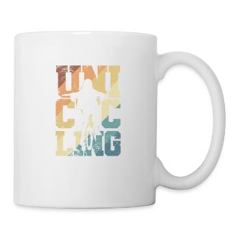 Unicycling Hobby Balance Sport - Mug - white - Right