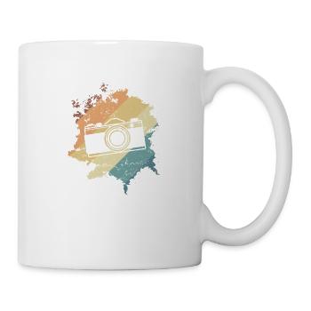 Fotoapparat Studio Fotograf Kamera - Tasse - Weiß - Rechts