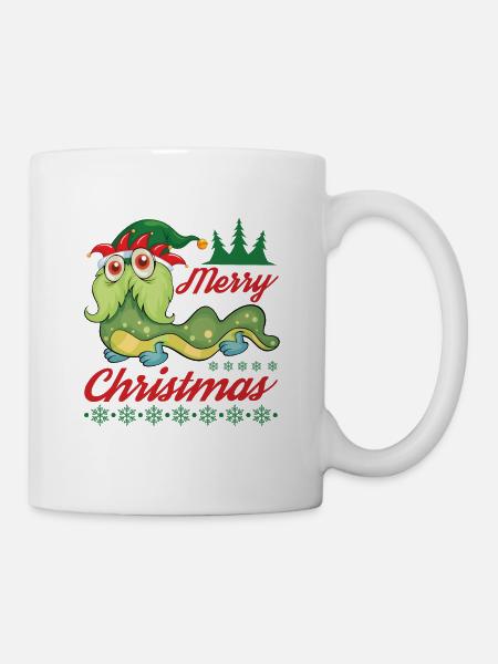 Merry Christmas and Merry Christmas Eve - Mug - white