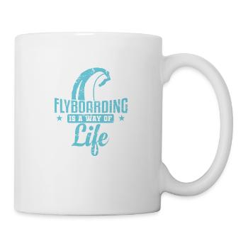 Flyboarding is a Way of Life Extremsport - Tasse - Weiß - Rechts