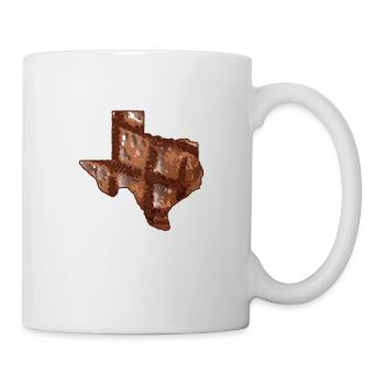 Texas-rinderfleisch In Weiß - Tasse - Weiß - Rechts