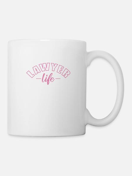 Lawyer Life Beruf Jurist - Tasse - Weiß