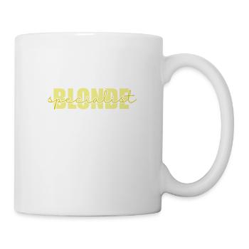 Blonde Specialist Hairdresser Profession Hair - Mug - white - Right
