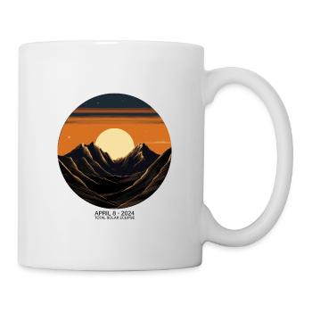 Celestial Dance 2024: America's Solar Spectacle - Mug - white - Right