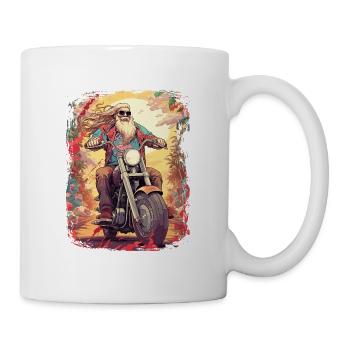 Bike Motocross Biker Outfit for Motorcycle Tours - Mug - white - Right
