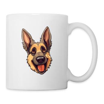 Just A Girl Who Loves German Shepherd für - Tasse - Weiß - Rechts