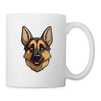 Just A Girl Who Loves German Shepherd für - Tasse - Weiß - Rechts
