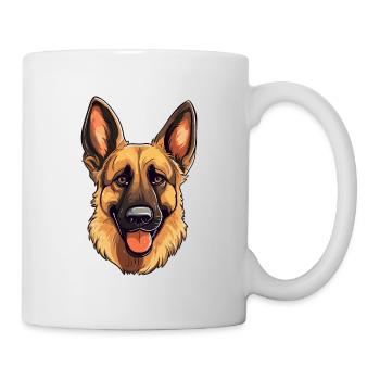 Just A Girl Who Loves German Shepherd für - Tasse - Weiß - Rechts