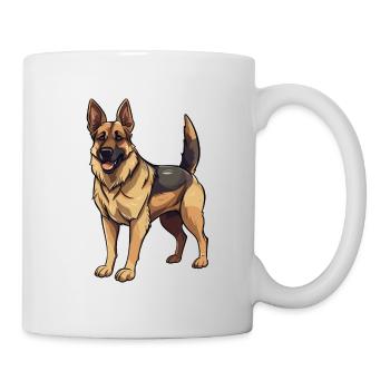 Just A Girl Who Loves German Shepherd für - Tasse - Weiß - Rechts