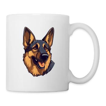 Just A Girl Who Loves German Shepherd für - Tasse - Weiß - Rechts