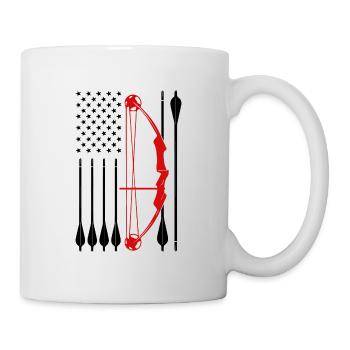 Archery Flag - Mug - white - Right