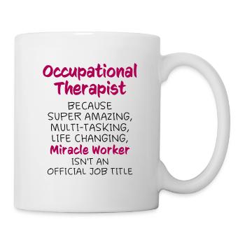Occupational Therapist Job Title - Mug - white - Right