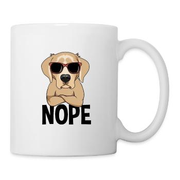 Nope Labrador Chien Nope Simple Nope - Mug blanc - blanc - Droite