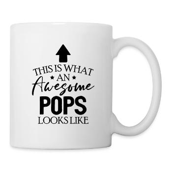 This Is What An Awesome Pops Looks Like - Mug - white - Right