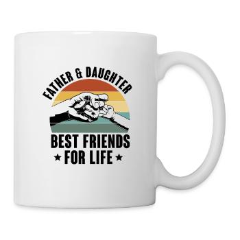 Father And Daughter Best Friends For Life - Mug - white - Right