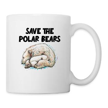 Save The Polar Bears - Mug - white - Right