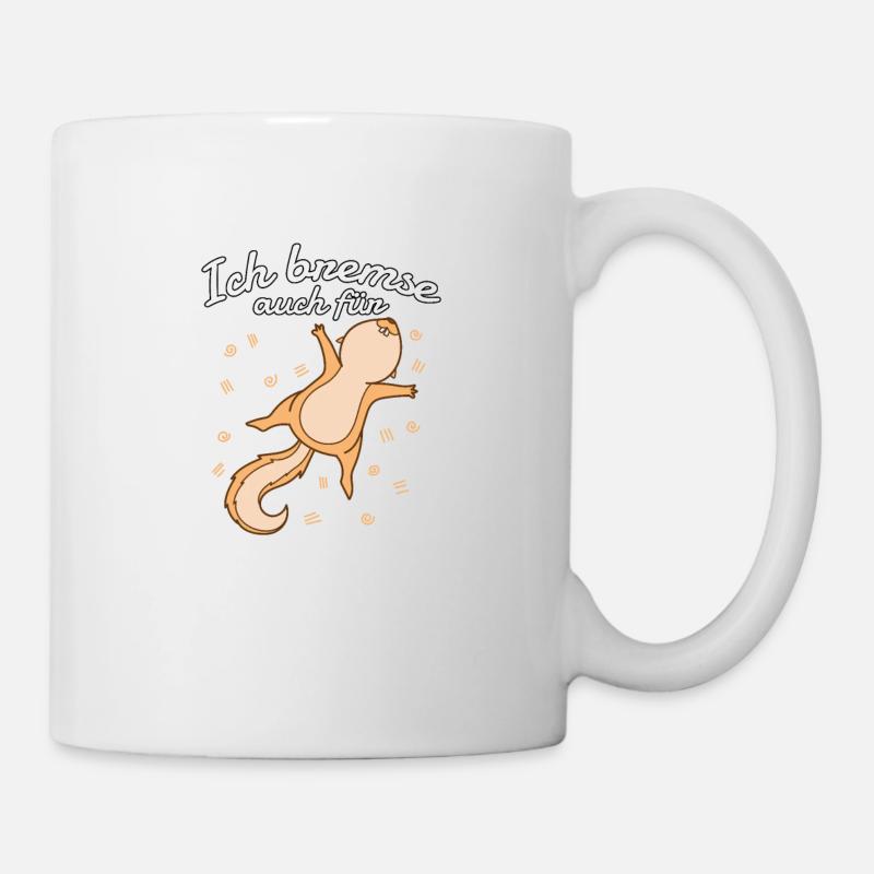 Ich bremse auch für Tiere Eichhörnchen - Tasse - Weiß
