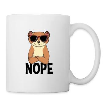 Nope Weasel Nope Simple Nope - Mug blanc - blanc - Droite