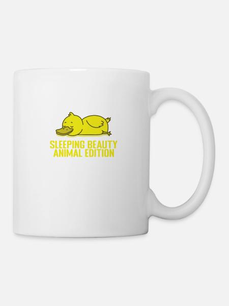 Sleeping Beauty, Animal Edition Schlafanzug - Tasse - Weiß