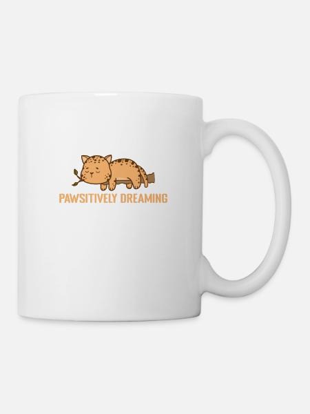Pawsitively Dreaming Pyjama Schlafanzug - Tasse - Weiß