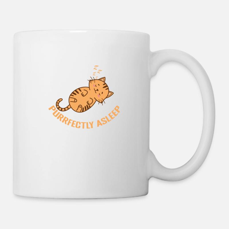 Pyjama Purrfectly Endormi Pyjamas - Mug blanc - blanc