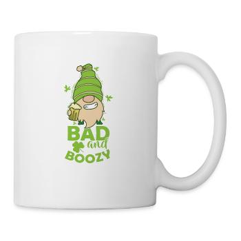Bad and Boozy St. Patrick's Day - Mug - white - Right