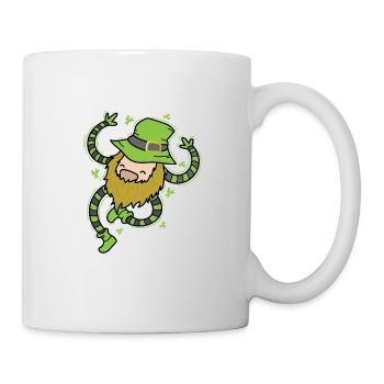 Nain irlandais de la Saint-Patrick - Mug blanc - blanc - Droite