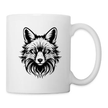 Fuchs - Tasse - Weiß - Rechts