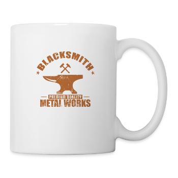 Blacksmith Usine de métaux de qualité supérieure - Mug blanc - blanc - Droite