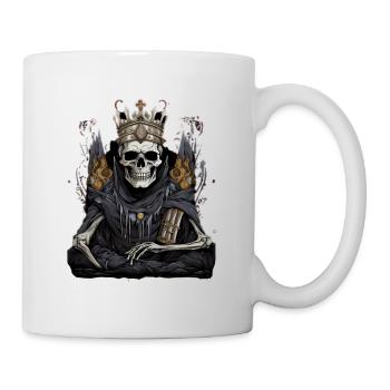 Skeleton King Halloween Sweet Sour Disguise - Mug - white - Right