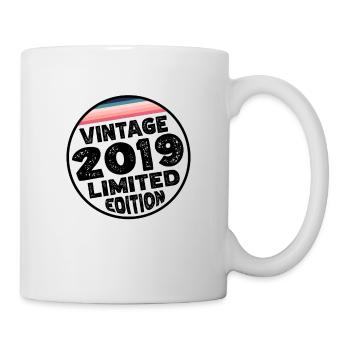 Vintage 2019 Geburtstag Geschenk Kinderparty - Tasse - Weiß - Rechts