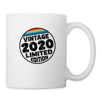 Vintage 2020 Birthday Gift Children's Party - Mug - white - Right