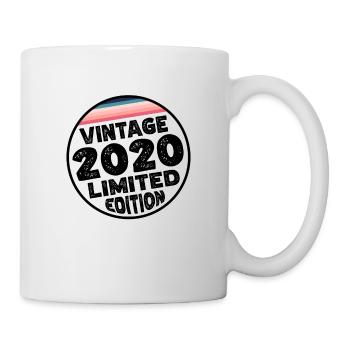 Vintage 2020 Geburtstag Geschenk Kinderparty - Tasse - Weiß - Rechts