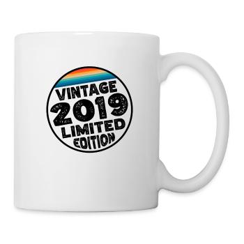 Vintage 2019 Geburtstag Geschenk Kinderparty - Tasse - Weiß - Rechts