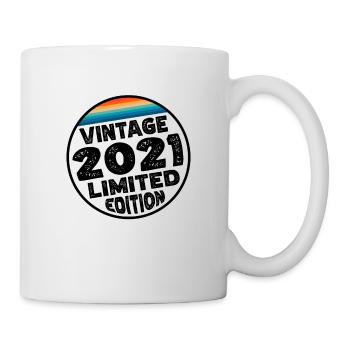 Millésime 2021 Anniversaire Cadeau Enfants Fête - Mug blanc - blanc - Droite