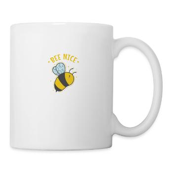 Bee Nice Tiere Natur Imker - Tasse - Weiß - Rechts