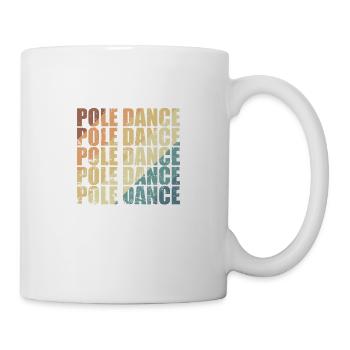 Pole Dance Stange Balance - Tasse - Weiß - Rechts