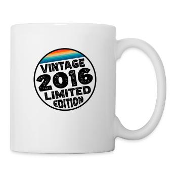 Vintage 2016 Geburtstag Geschenk Kinderparty - Tasse - Weiß - Rechts
