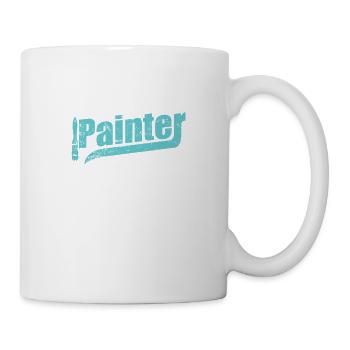 Peintre Profession de peintre - Mug blanc - blanc - Droite