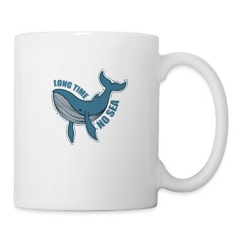 Long Time no Sea Whale in the Ocean - Mug - white - Right