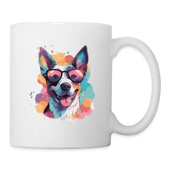 Chien heureux 3 - Mug blanc - blanc - Droite