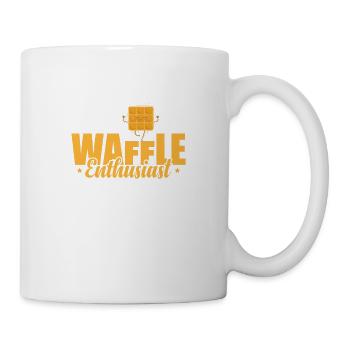Waffle Enthusiast Snack Gebäck Bäcker - Tasse - Weiß - Rechts