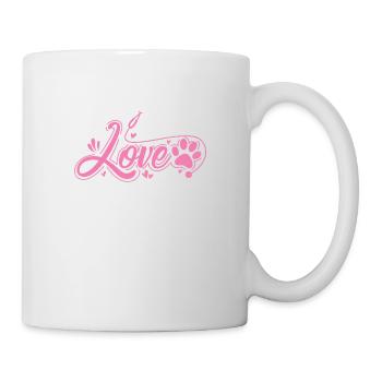 Aimer la profession de vétérinaire - Mug blanc - blanc - Droite