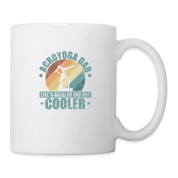 Acroyoga Papa Comme un Papa Normal mais Plus Cool - Mug blanc - blanc - Droite